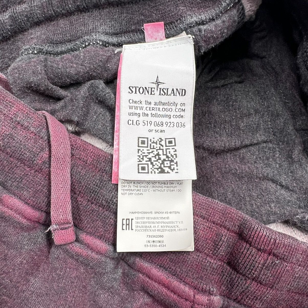 Stone Island Stone Island Sweatpants Purple Joggers Treatment Dyed Dust Size US 32 / EU 48 - 11 Thumbnail
