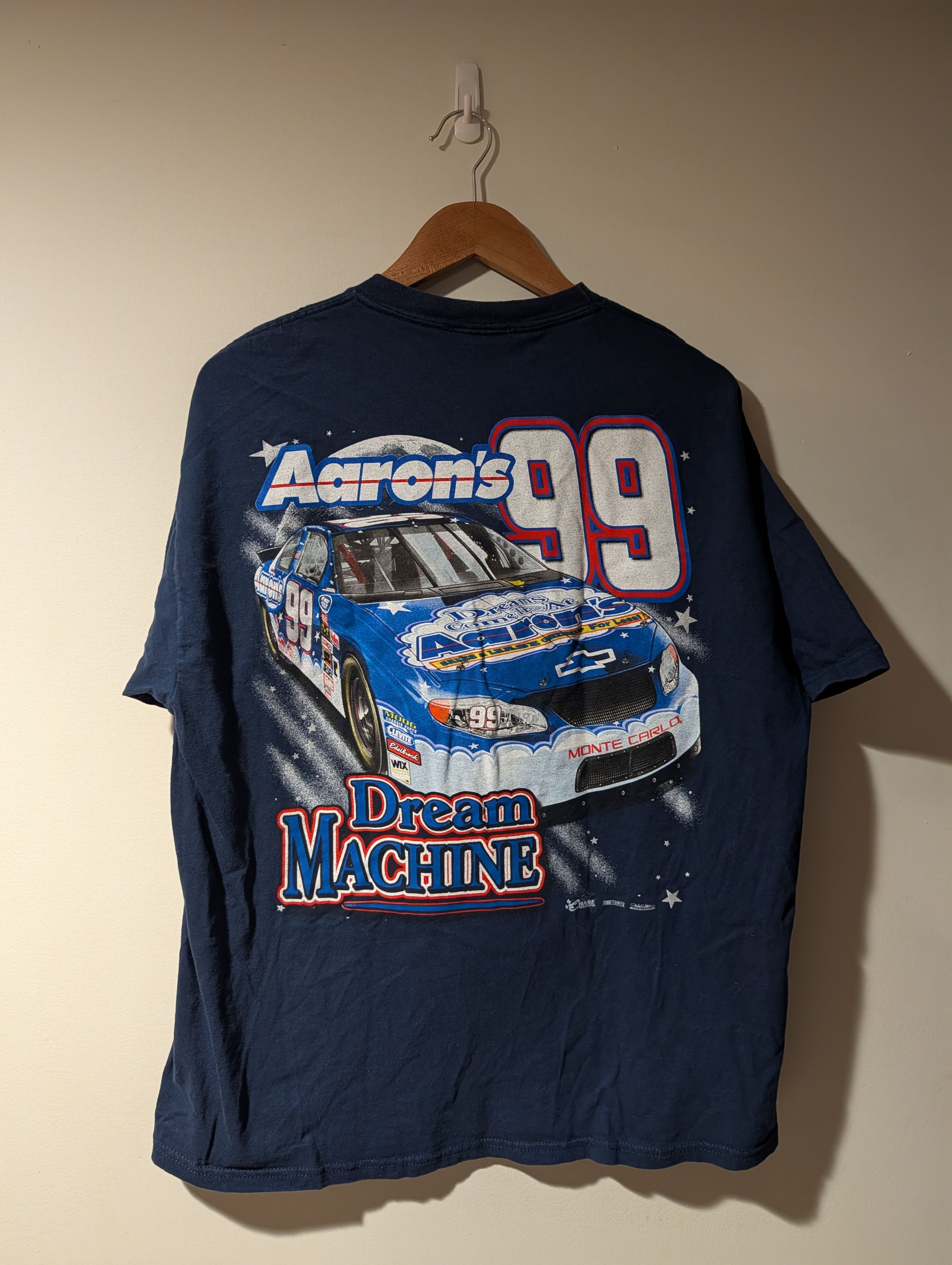 NASCAR Vintage 2003 Michael Waltrip Dream Machine Nascar T-Shirt Size US XL / EU 56 / 4 - 1 Thumbnail