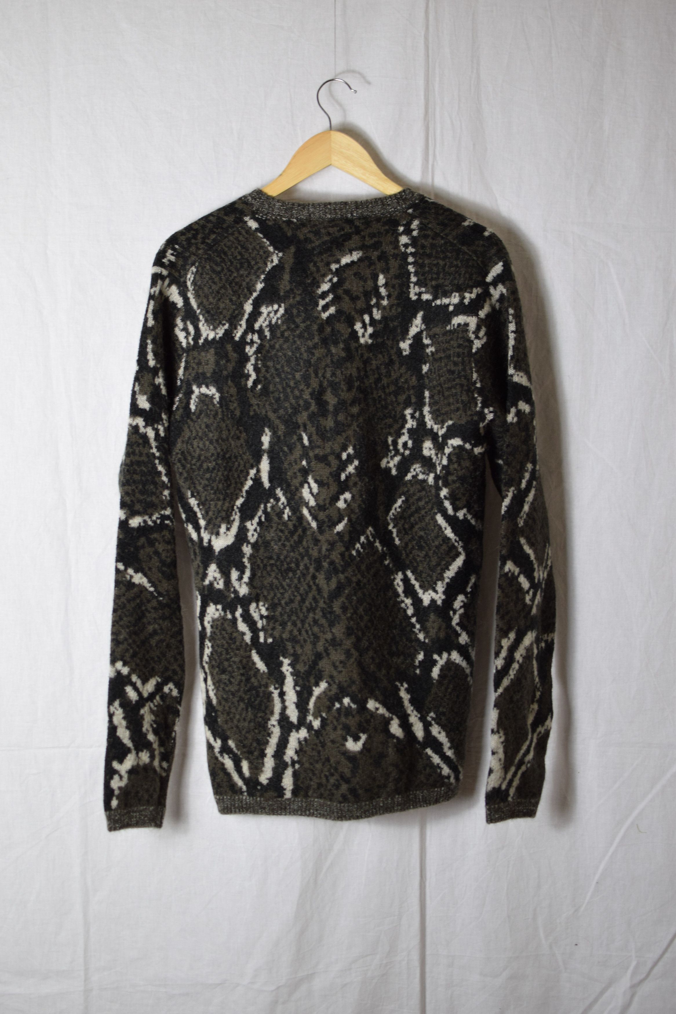 Yohji Yamamoto YYPH AW13 Python Pattern Knit - HQ-K03-173 Size US L / EU 52-54 / 3 - 3 Thumbnail
