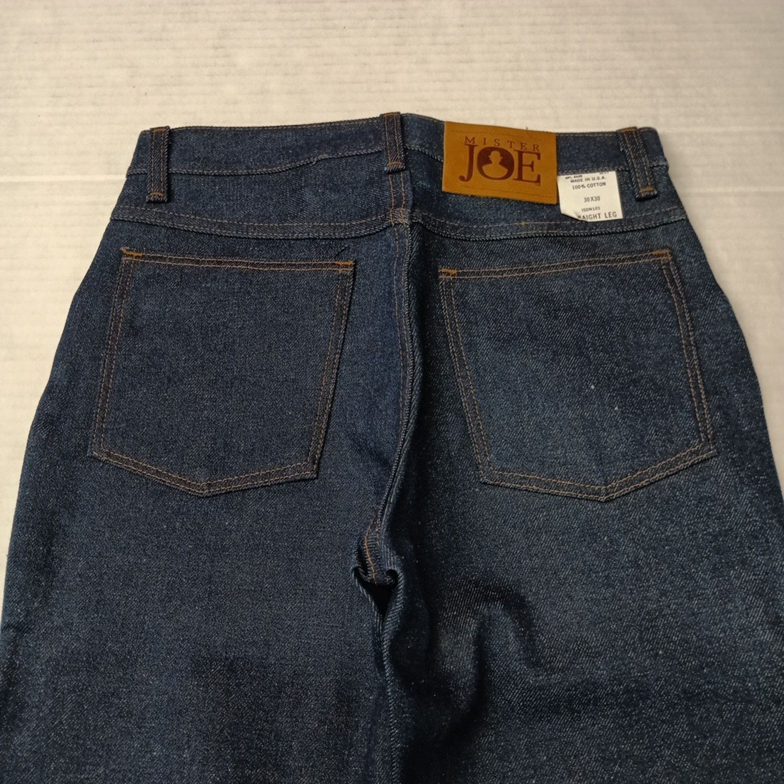 Other Vintage Mister Joe Jeans Men's Size 30x30 Blue Straight Size US 30 / EU 46 - 9 Thumbnail