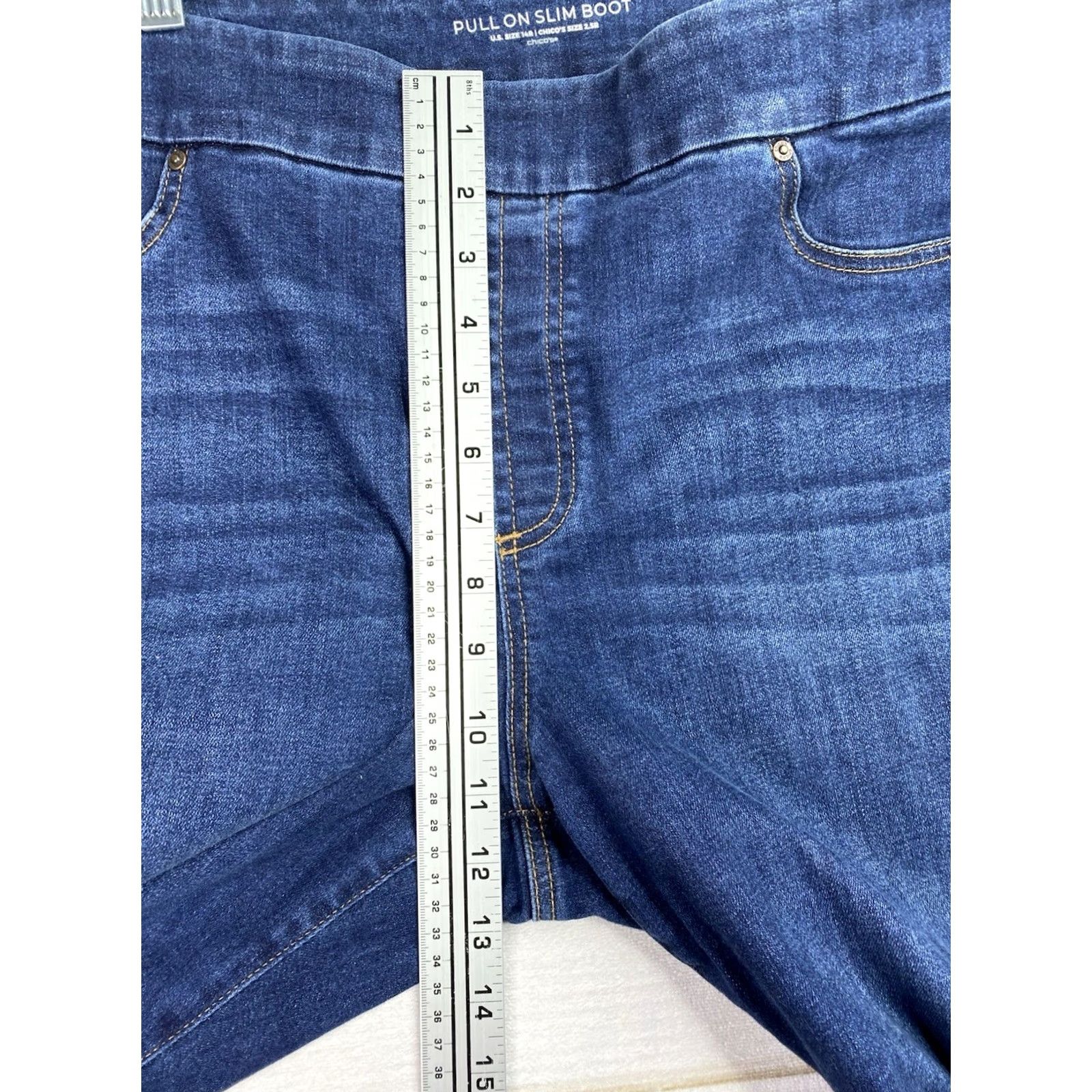 Vintage Chico's Jeans Shirt? No, Jeans. Size 36" / US 14 / IT 50 - 5 Thumbnail