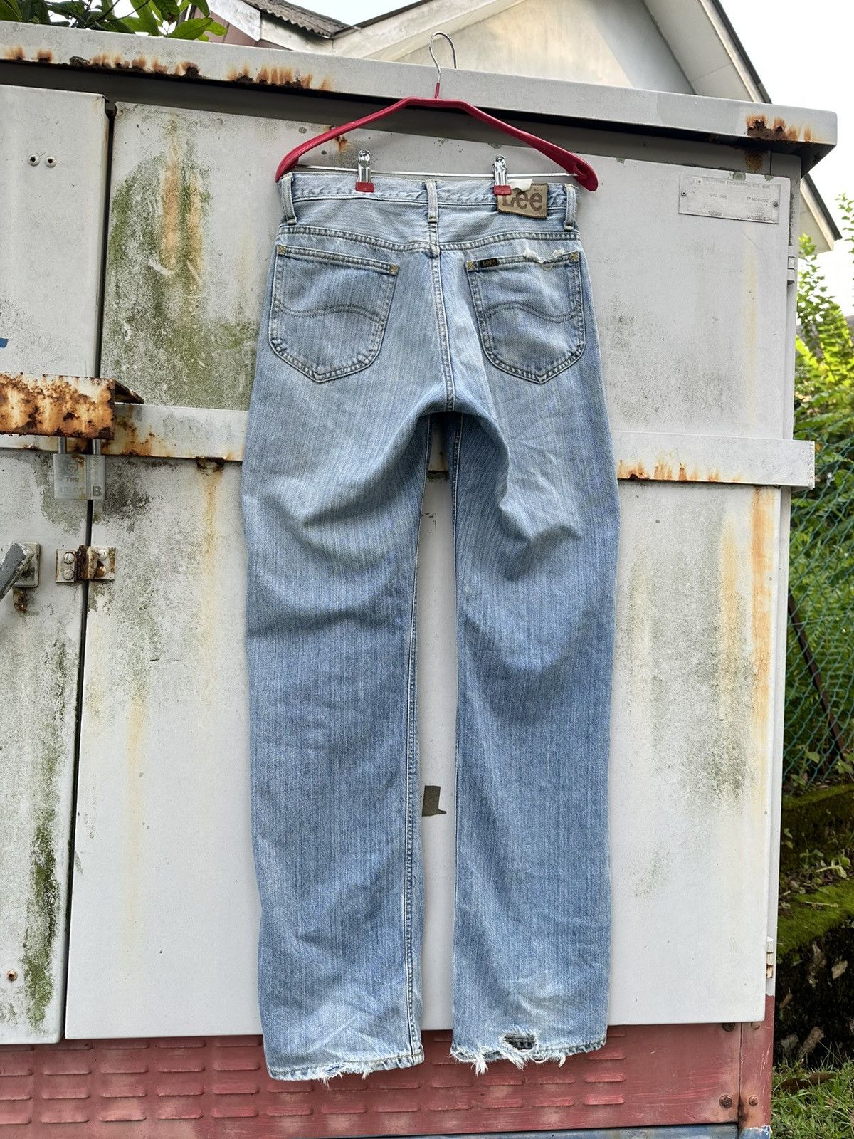 Lee Vintage Lee Riders Sanforized Straight Cut Distressed Jeans Size US 30 / EU 46 - 9 Thumbnail