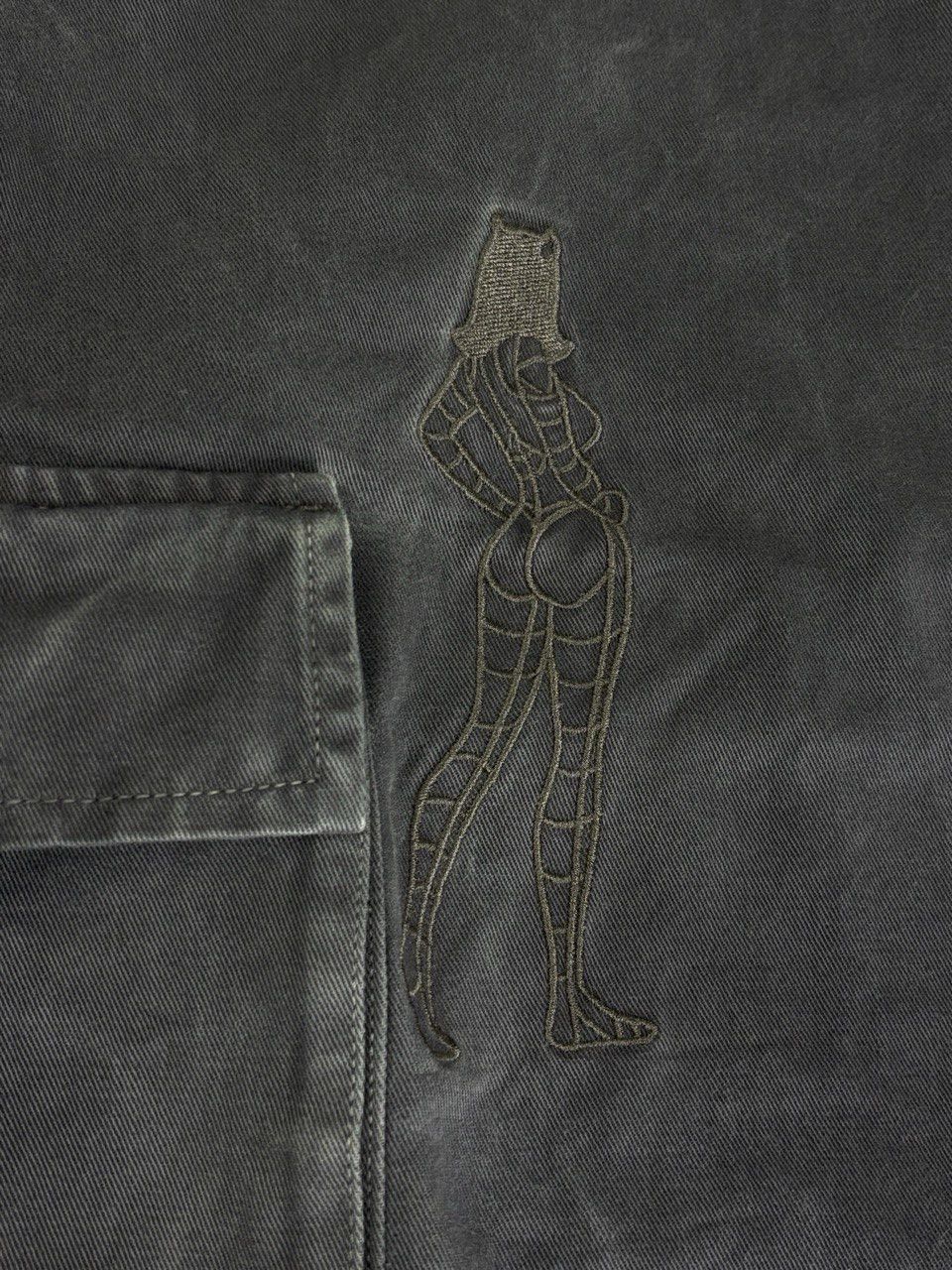 Systemic Systemic Cargo Pants Grey Women Stitching with flared fit Size US 34 / EU 50 - 9 Thumbnail