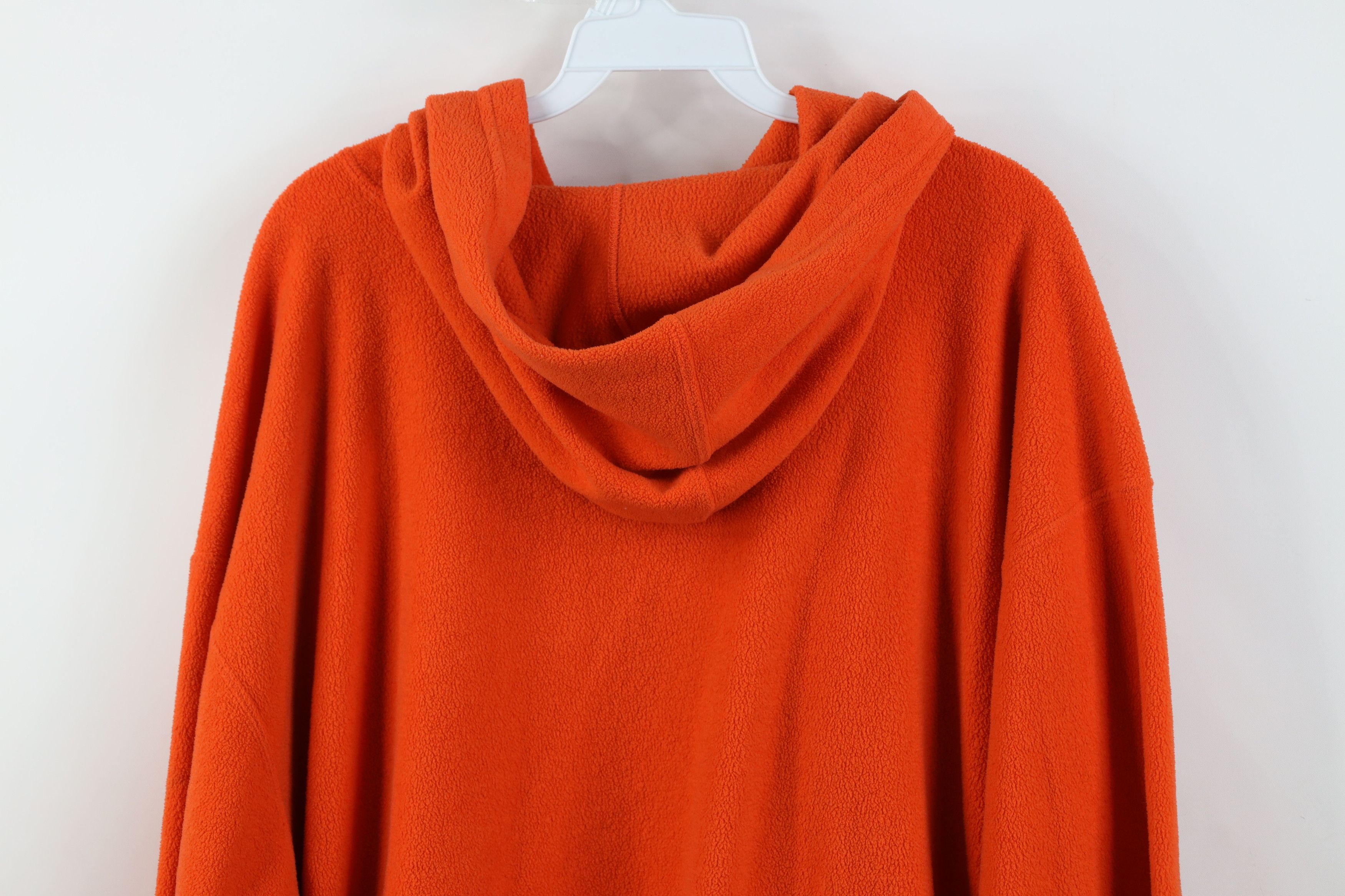 Gap Vintage 90s Gap Baggy Fit Fleece Hoodie Sweatshirt Orange Size US XL / EU 56 / 4 - 11 Thumbnail