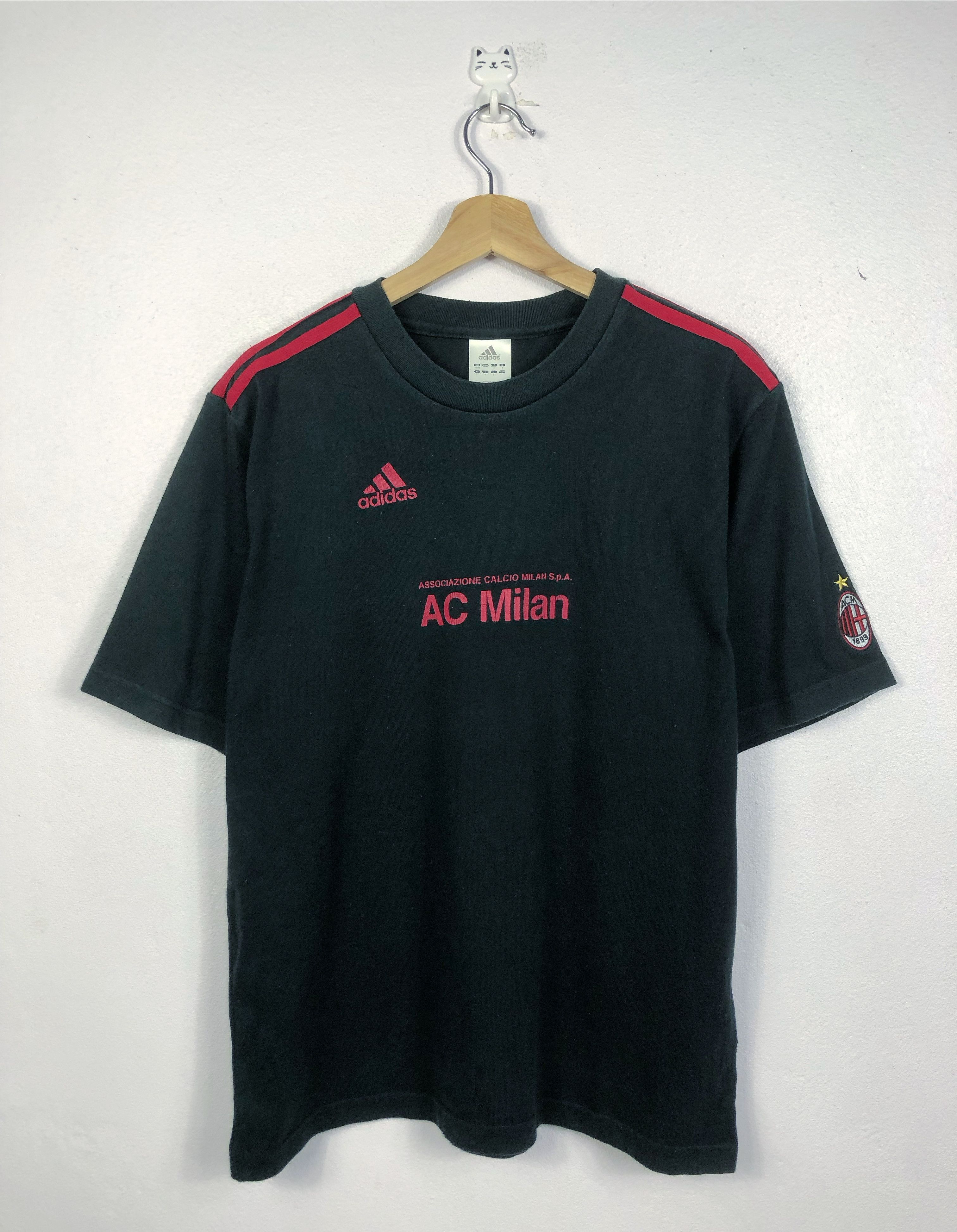 Adidas Rare Adidas AC Milan Tee Size US L / EU 52-54 / 3 - 1 Thumbnail