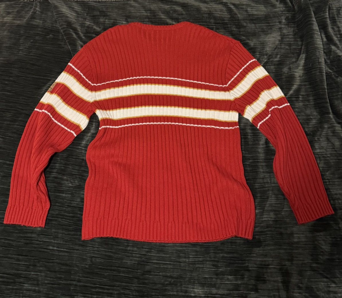 Vintage Red Knit Sweater Size US XL / EU 56 / 4 - 3 Thumbnail