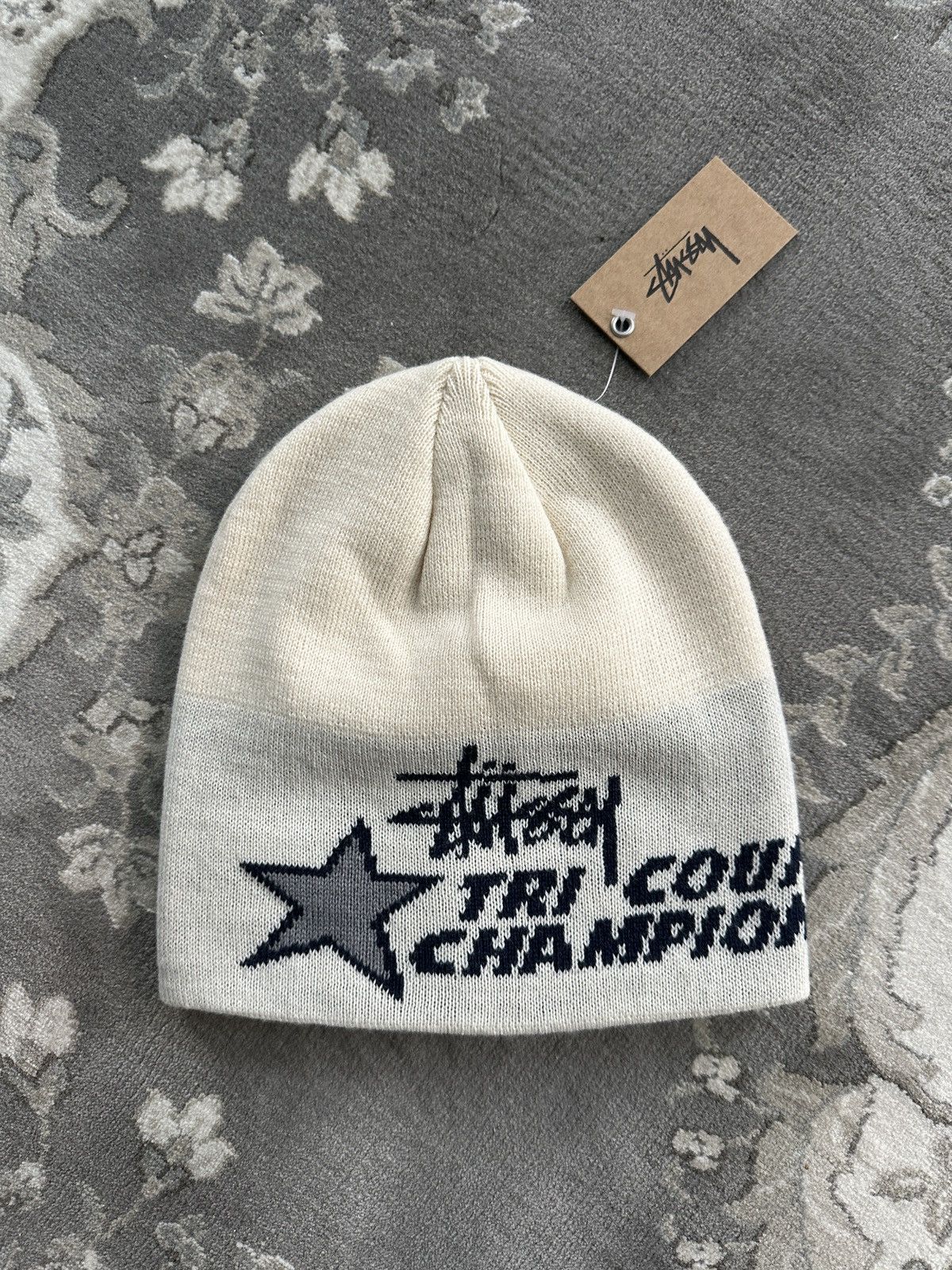 Stussy TRI COUNTY CHAMPION ニット帽 STUSSY】SKULLCAP TRI COUNTY (STUSSY/ニットキャップ・ビーニー