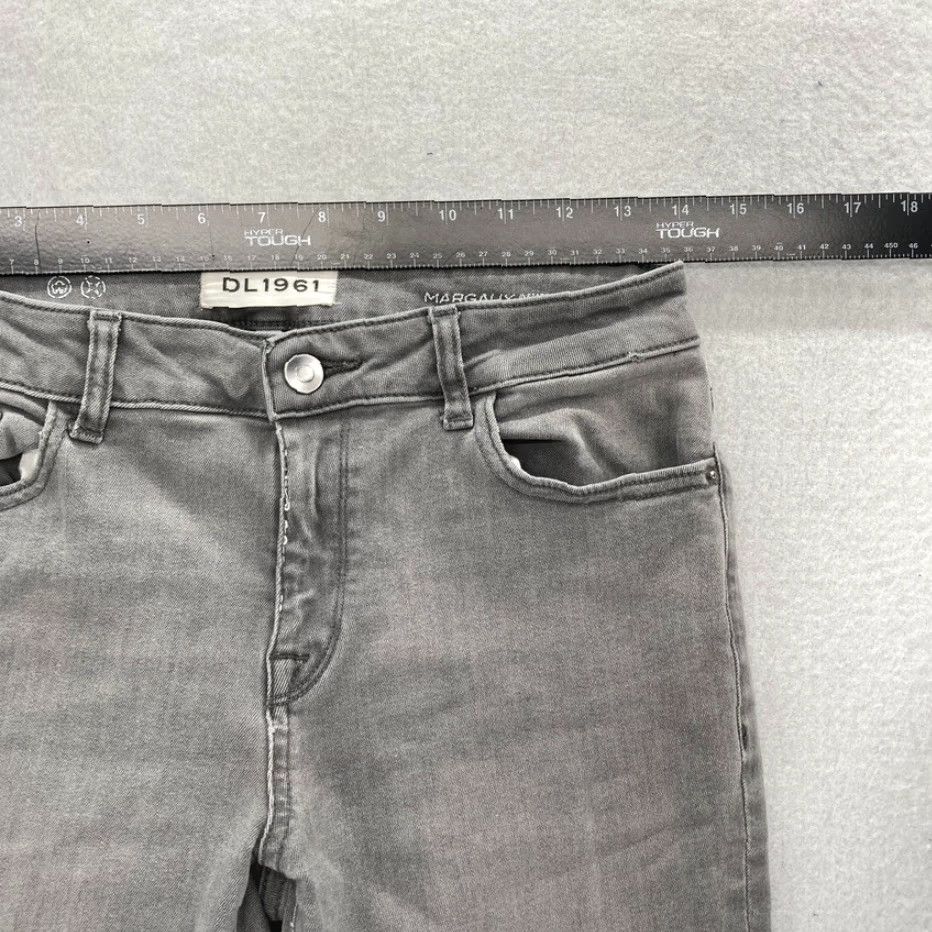 DL1961 DL1961 Marguax Jeans Women's 28 Gray Denim Instasculpt Skinny Ankle Mid Rise Size 28" / US 6 / IT 42 - 7 Thumbnail