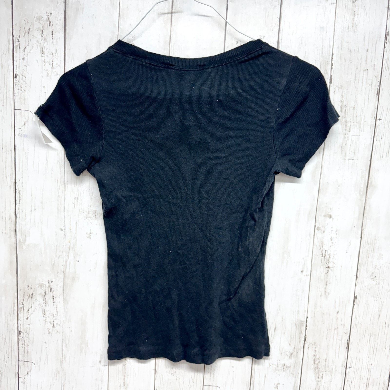 Entireworld Entireworld Top Size Small Organic Ribbed Short Sleeve Shirt Size S / US 4 / IT 40 - 5 Thumbnail
