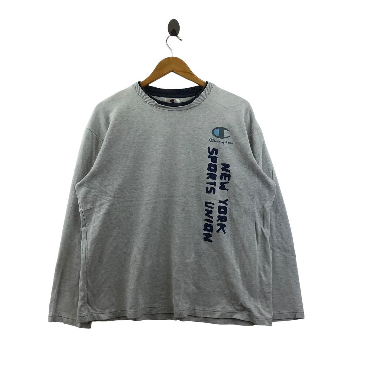 Champion Vintage CHAMPION NEW YORK Sports Union Tee Shirt Size L / US 10 / IT 46 - 1 Thumbnail