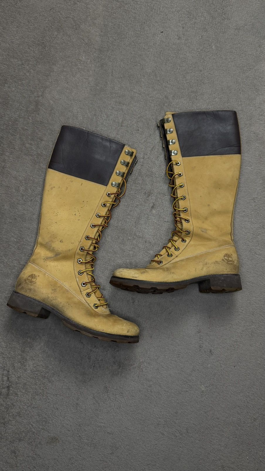 Vintage Timberland Premium Wheat vintage Hi Boots Size US 8 / IT 38 - 1 Thumbnail