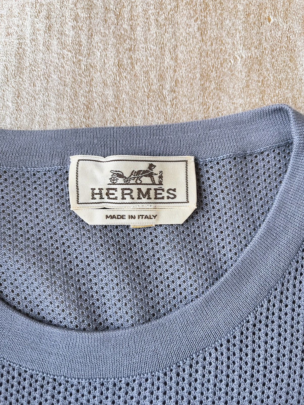 Hermes Hermès mesh design style Size US M / EU 48-50 / 2 - 2 Thumbnail