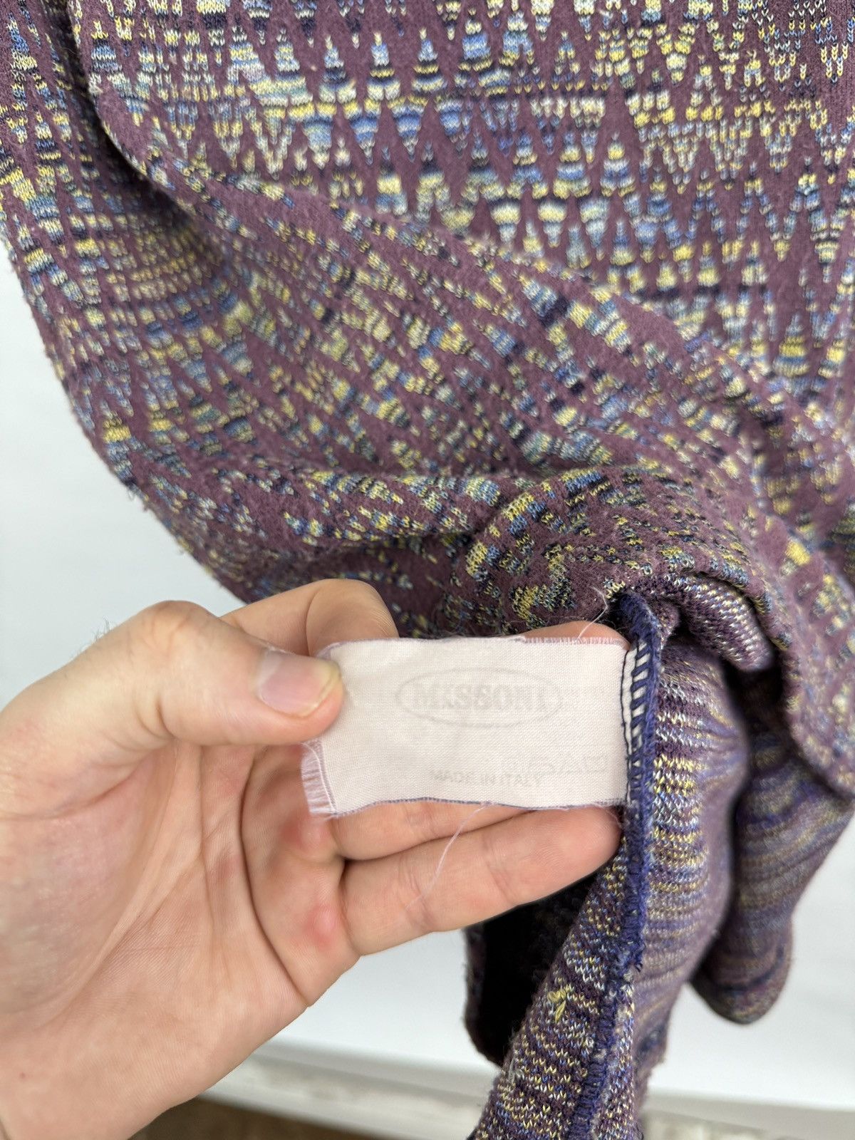 Missoni 🇮🇹 Vintage 90s Missoni Skirt Rare Retro Y2K Hype Size 27" / US 4 / IT 40 - 5 Thumbnail
