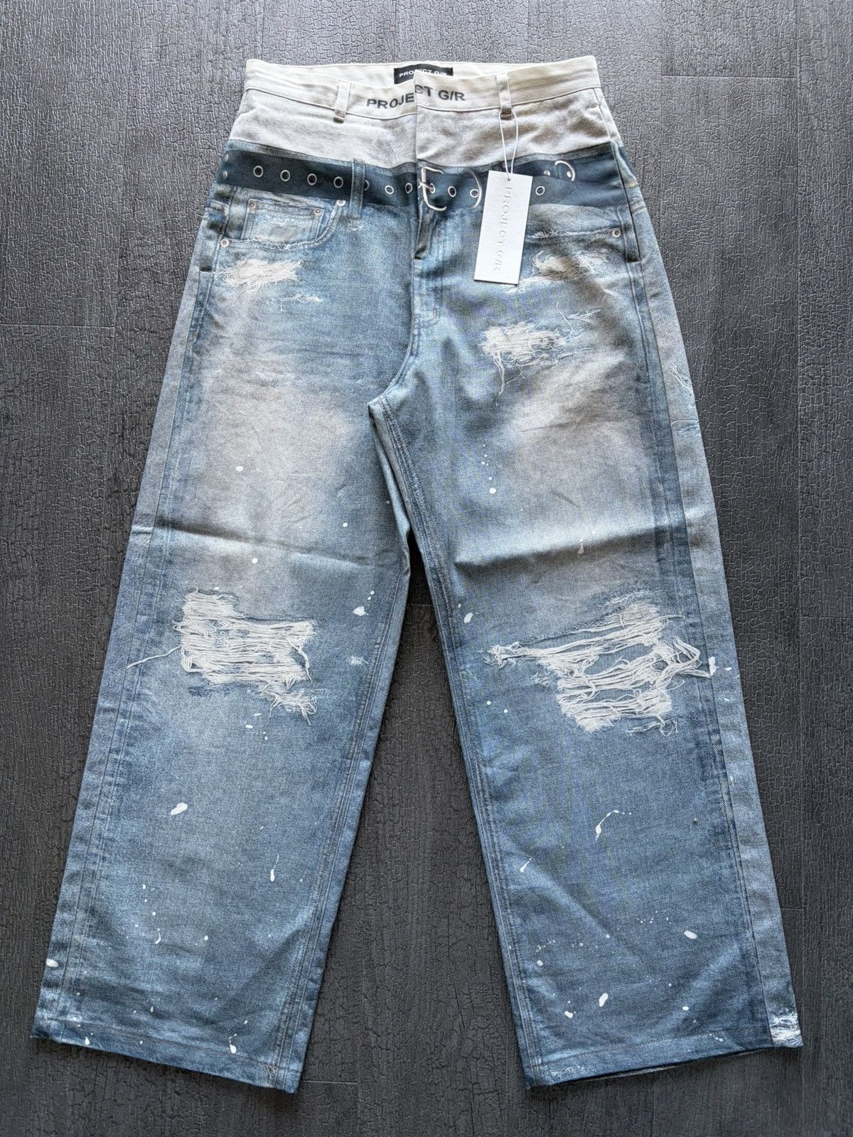 PROJECT G/R Protocol Index 3 LAYERED TRACK PANTS PROJECT GR | Grailed