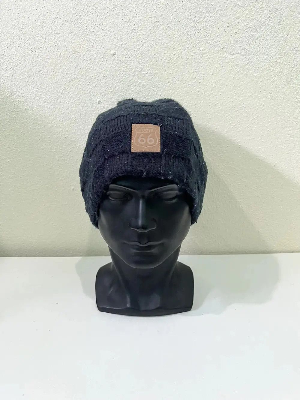Route 66 Route 66 Distressed Knit Beanie Hat Size ONE SIZE - 2 Thumbnail