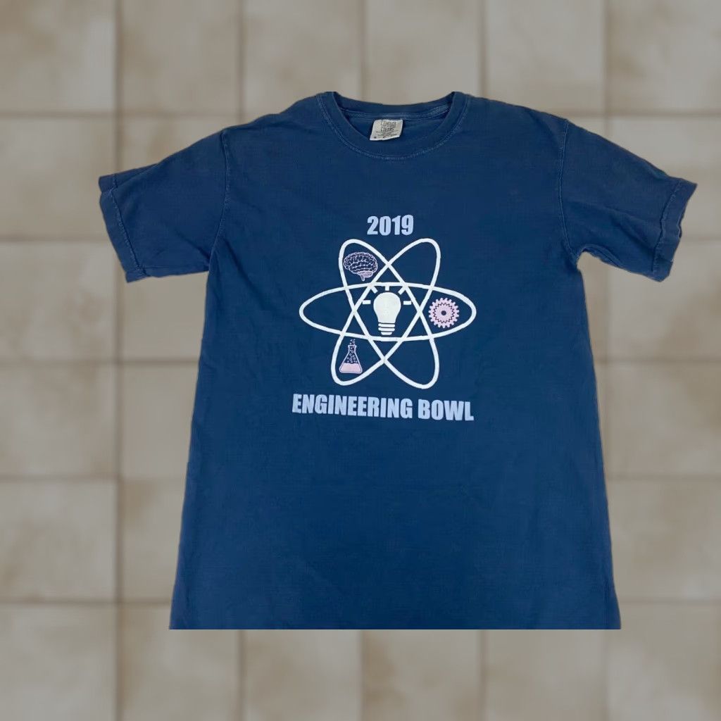 Comfort Colors Comfort Colors T Shirt Mens S Blue 2019 Engineering Bowl Size US S / EU 44-46 / 1 - 1 Thumbnail