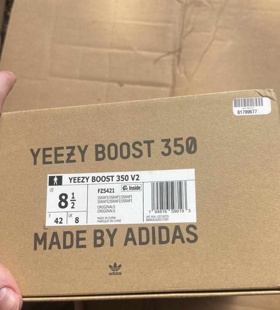 Yeezy adidas Yeezy Boost 350 V2 Low Israfil Size US 8.5 / EU 41-42 - 10 Thumbnail