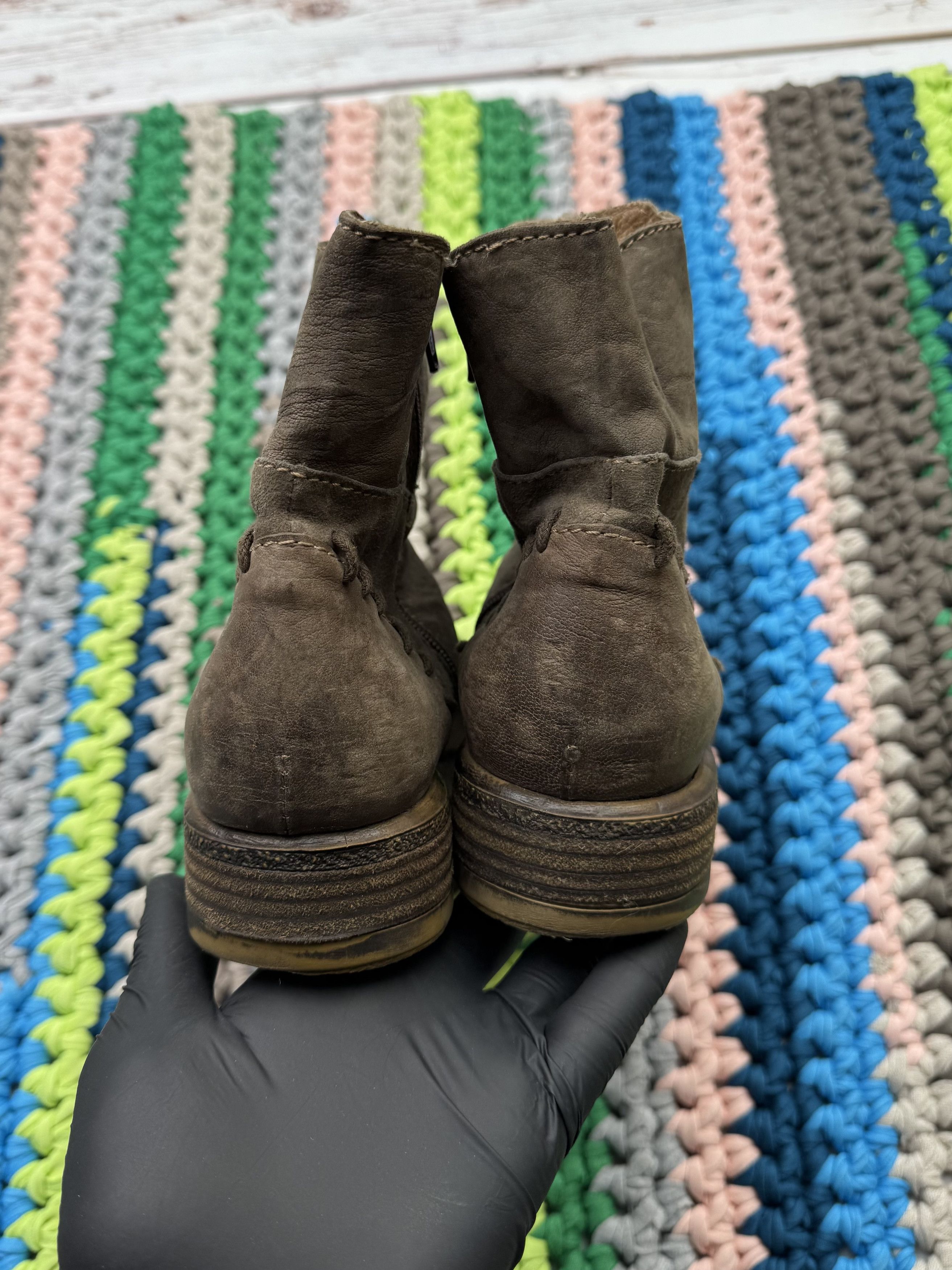 A.S.98 Vintage Leather Boots (ET1)(D15) Size US 9 / IT 39 - 8 Thumbnail