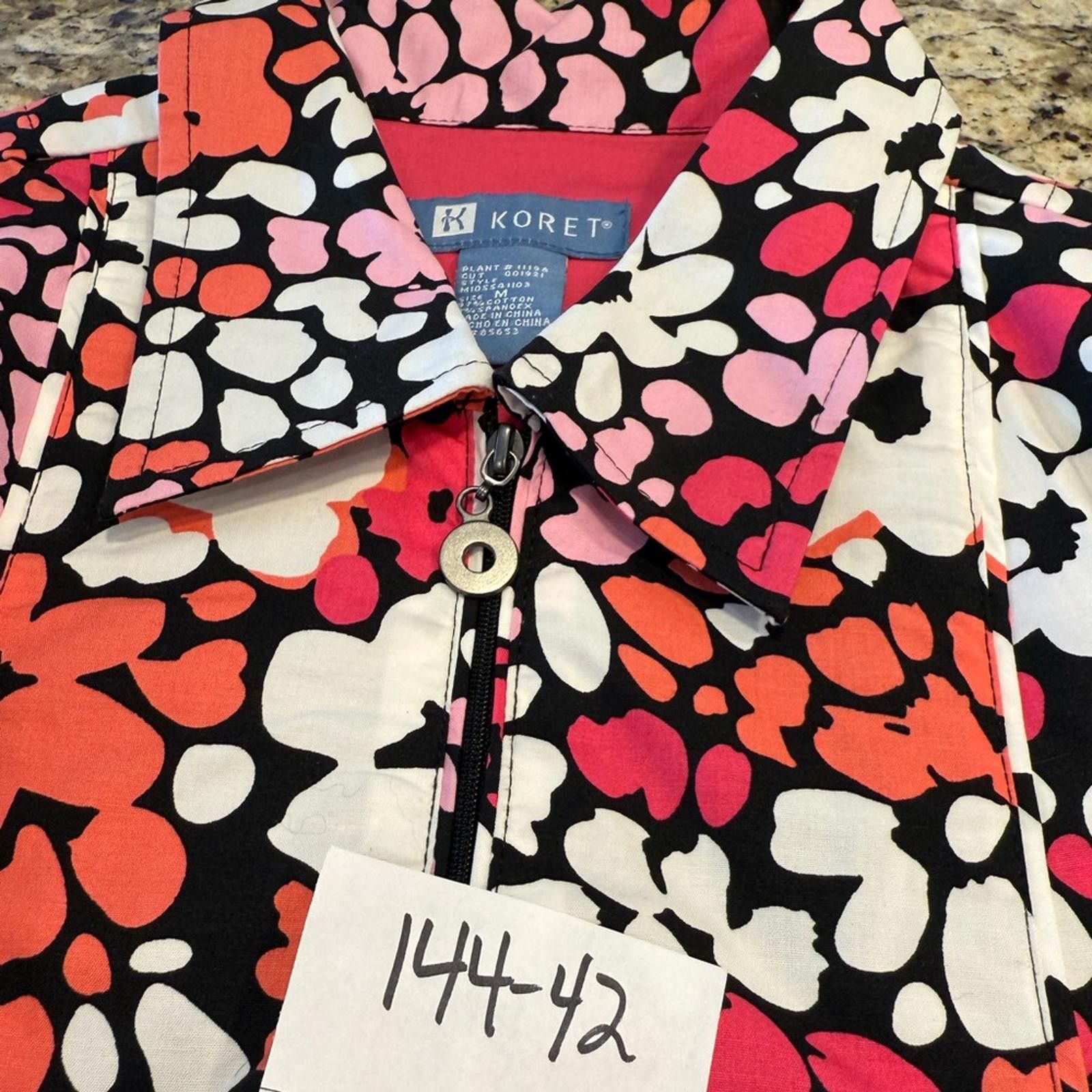 Other Koret floral lightweight jacket black orange pink white SZ M Size M / US 6-8 / IT 42-44 - 10 Thumbnail