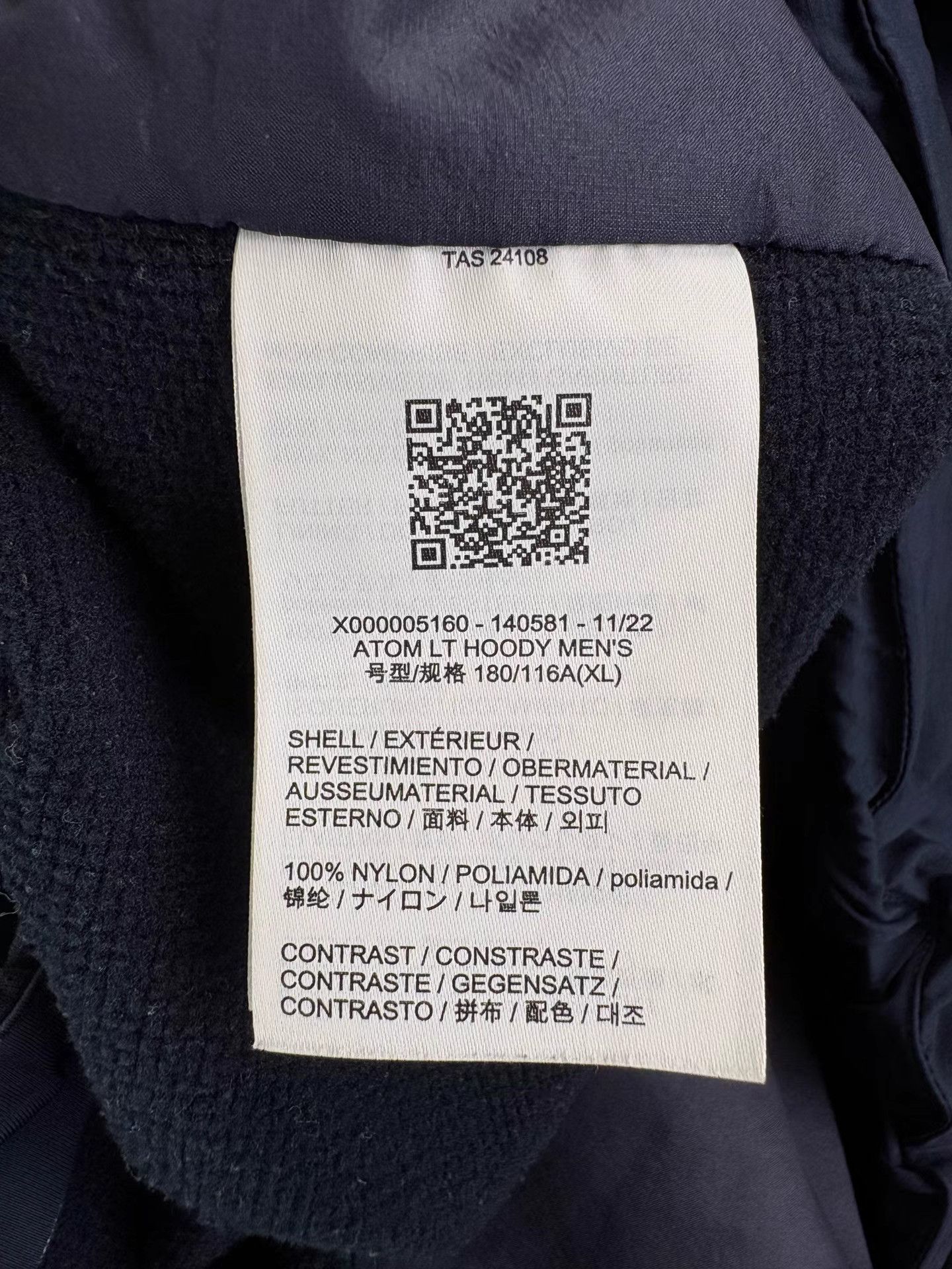 Arc'teryx ARCTERYX ATOM LT Navy Insulated Jacket Size US XL / EU 56 / 4 - 5 Thumbnail
