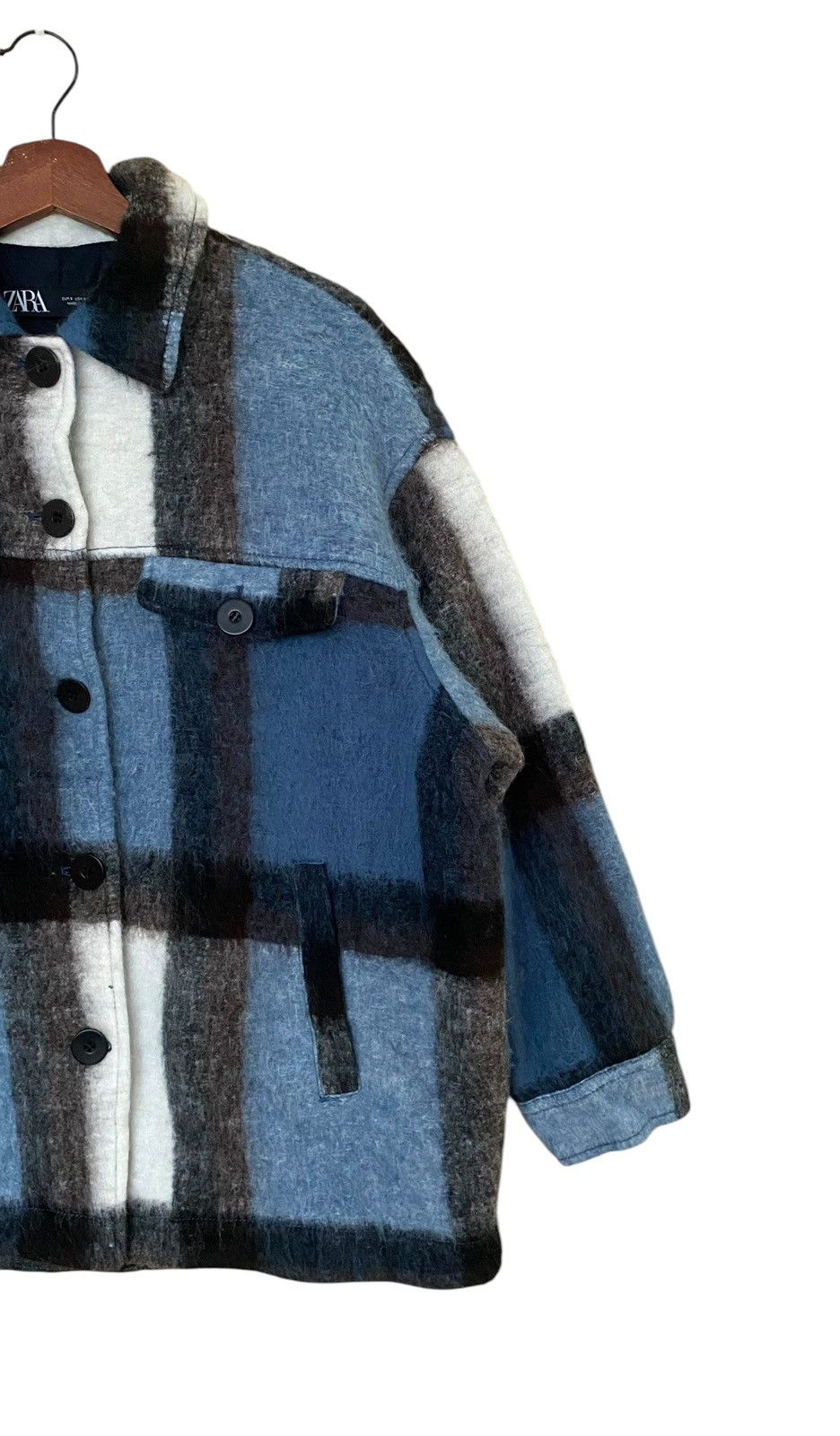 Zara Zara Wool Plaid Coat 2000s Size US M / EU 48-50 / 2 - 6 Thumbnail
