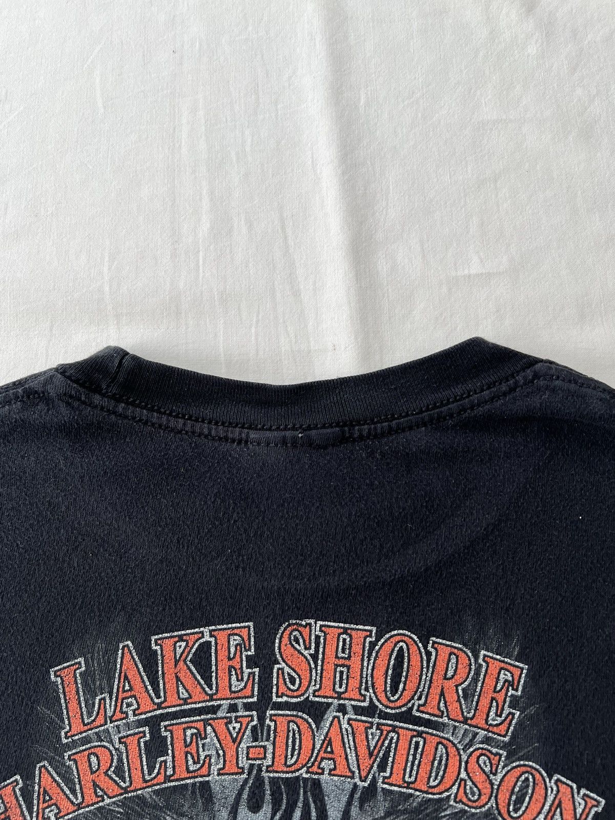Harley Davidson Vintage 2010 Harley Davidson Motorcycles Eagle Flame T-shirt Size US L / EU 52-54 / 3 - 17 Thumbnail