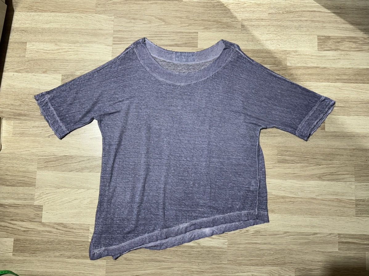 Designer Grizas washed 100% linen t shirt XL Size XL / US 12-14 / IT 48-50 - 3 Thumbnail