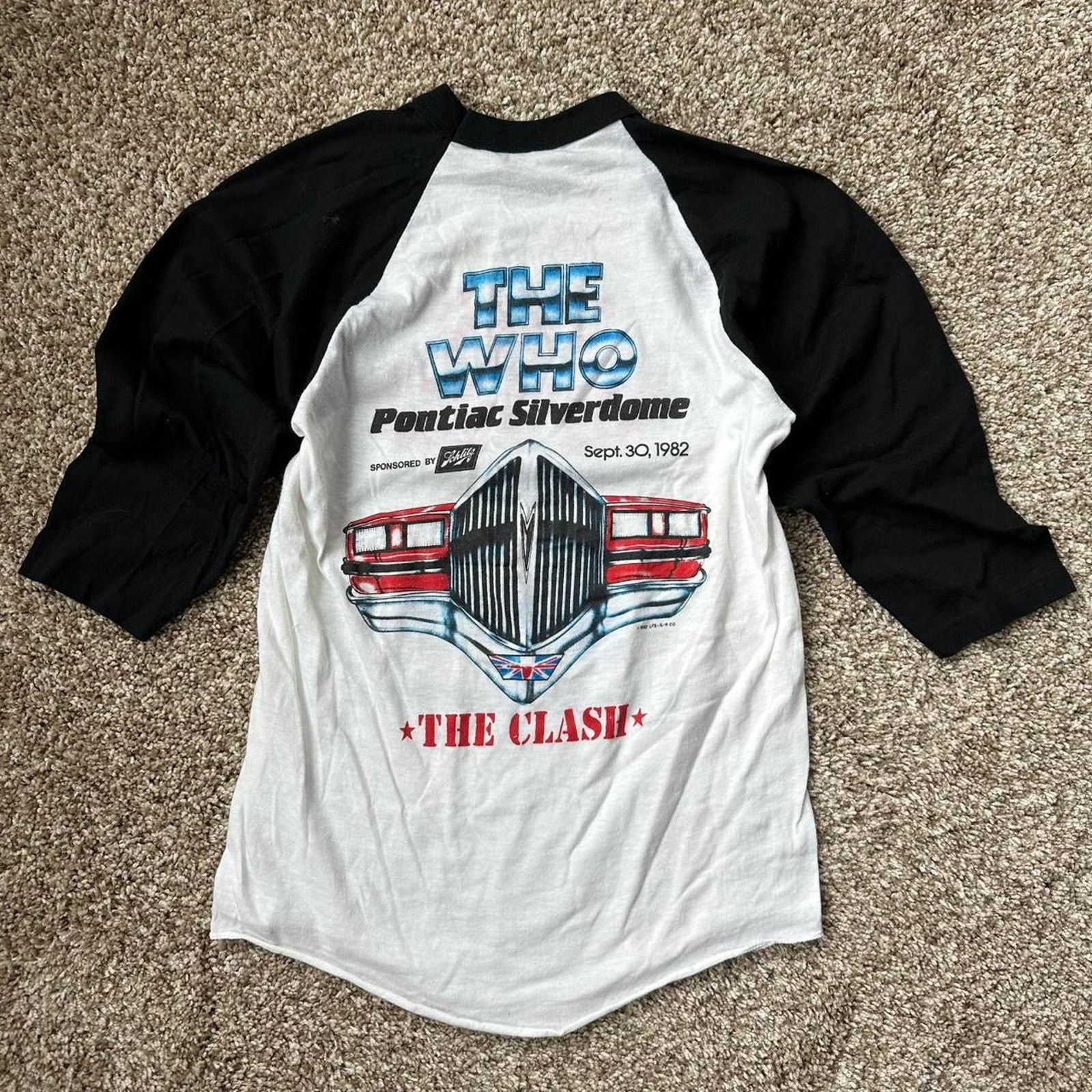 Band Tees × Vintage Vintage 80s Detroit The Clash The Who Band Tee Graphic Size US M / EU 48-50 / 2 - 1 Thumbnail