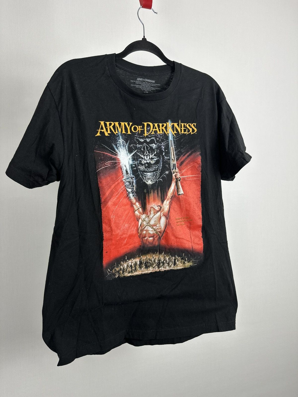 Vintage Vintage Army Of Darkness Horror Black Tee Size US L / EU 52-54 / 3 - 6 Thumbnail