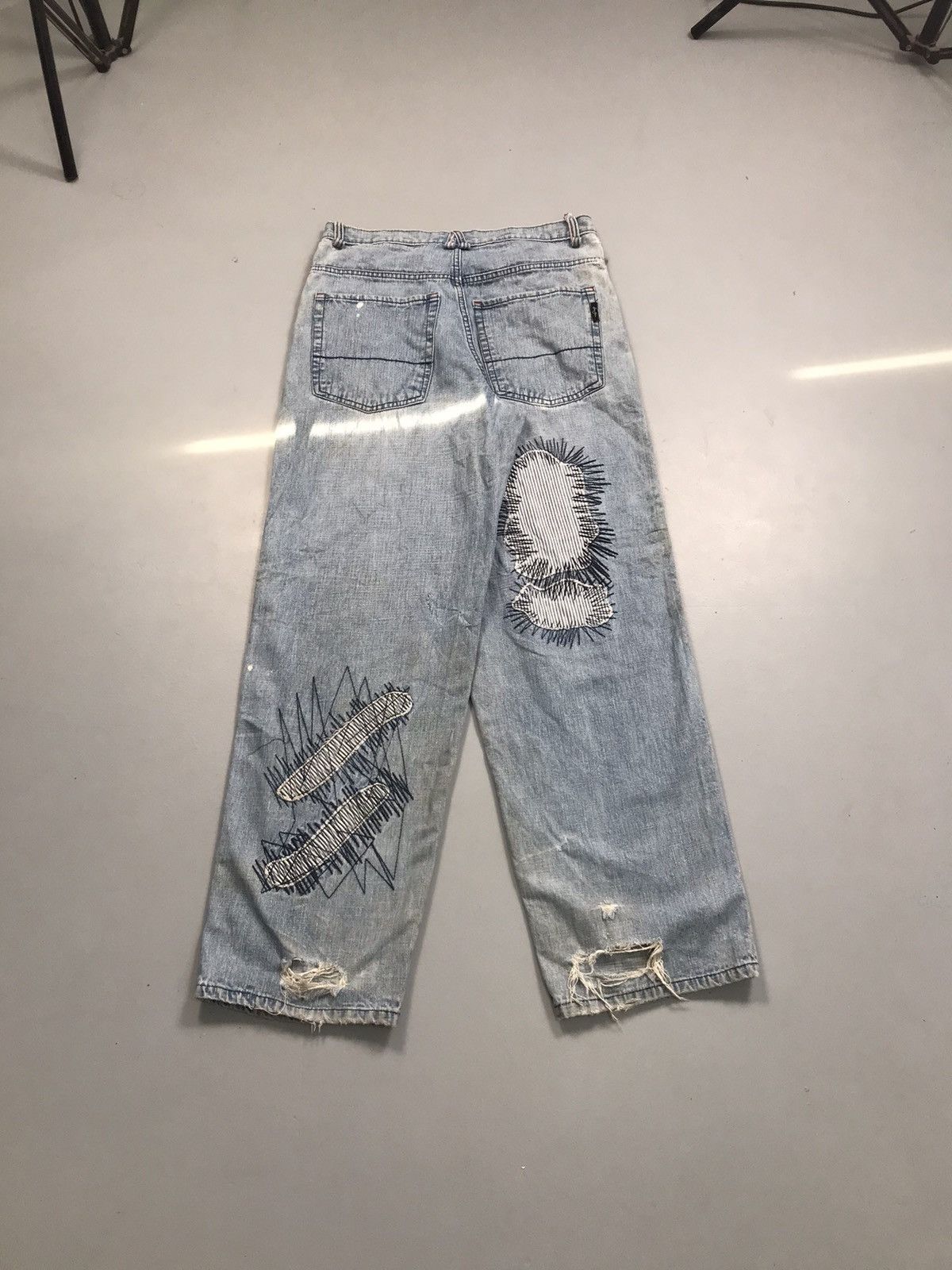 Southpole Vintage Y2K rework denim Size US 34 / EU 50 - 2 Thumbnail