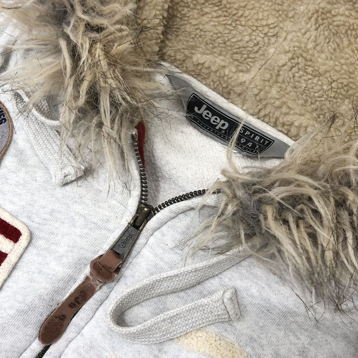 If Six Was Nine JEEP FAUX FUR HOODED JACKET Size US XL / EU 56 / 4 - 4 Thumbnail