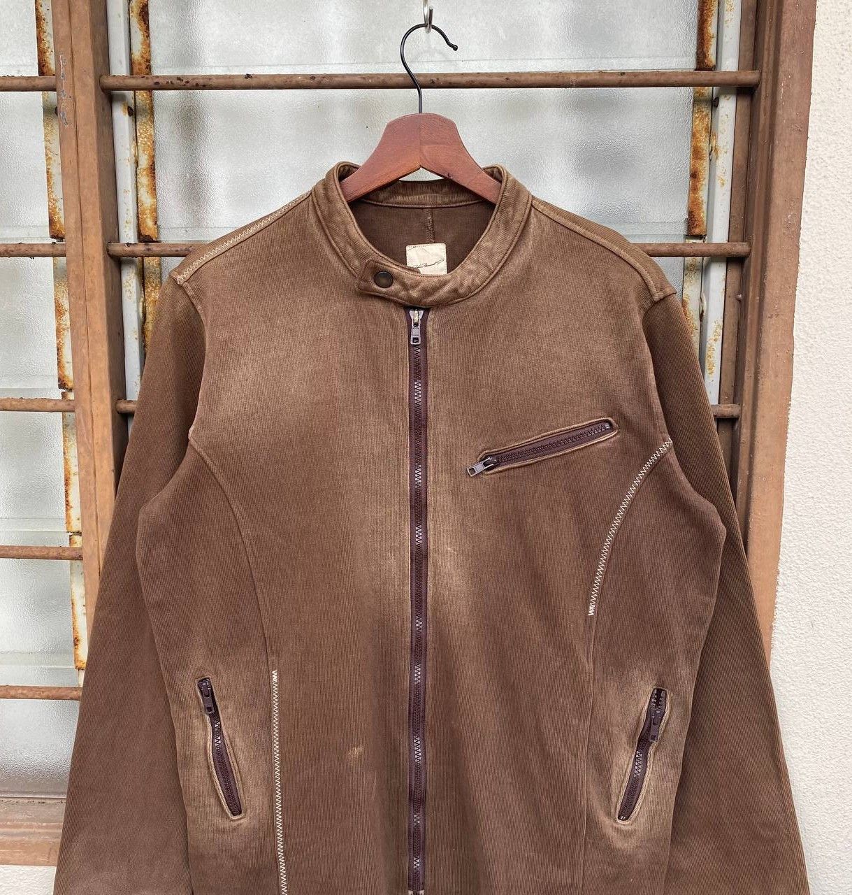 Beauty Beast × Natural Issue × Wtaps NWT JAPAN HOW NATURAL WTAPS FADED BROWN ZIPPER JACKET Size US L / EU 52-54 / 3 - 8 Thumbnail
