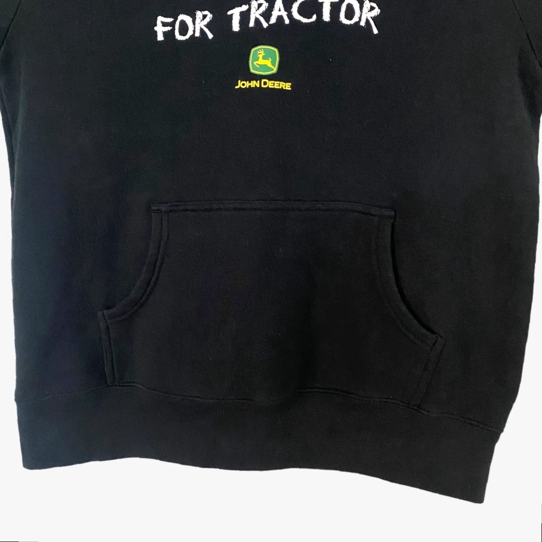 John Deere John Deere Hoodie Sweatshirt Black Womens S Pullover Hooded Pockets Drawstring Kangaroo Pouch Tractor Western Casual Gift Size S / US 4 / IT 40 - 7 Thumbnail