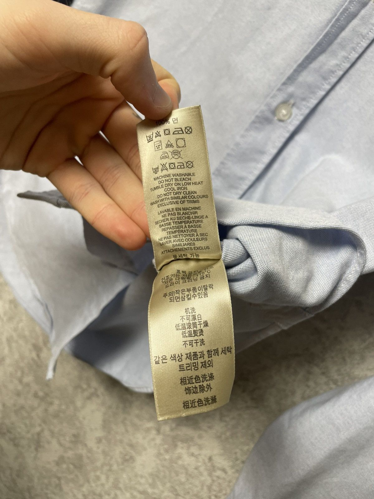 Burberry Vintage Burberry Nova Check Blue Long Sleeve Shirt Button Up Size US S / EU 44-46 / 1 - 15 Thumbnail