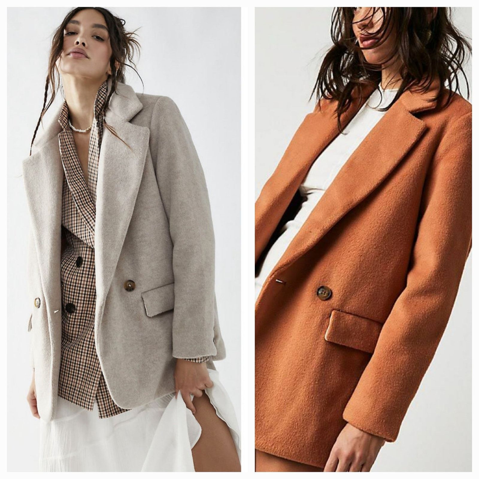 Free People New Free People Mari Solid Blazer PEACOAT Classic $188 LARGE Size L / US 10 / IT 46 - 6 Thumbnail