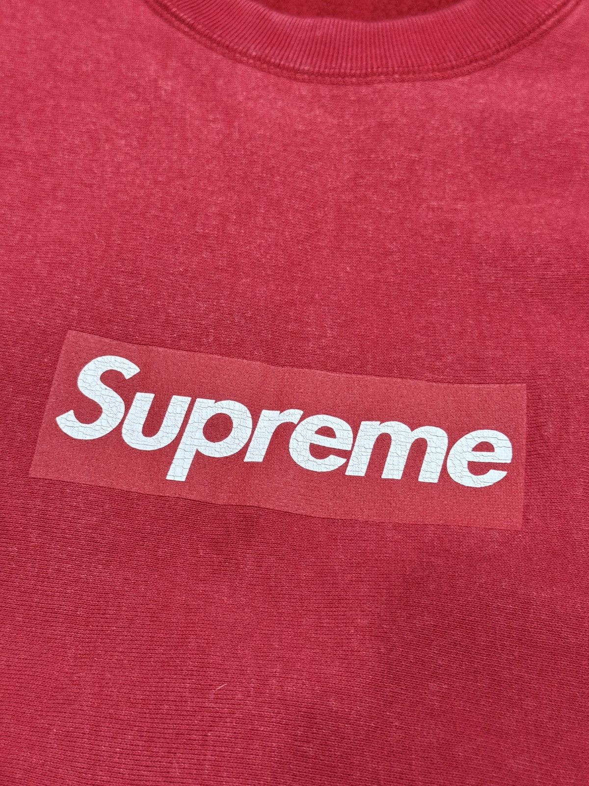 Supreme Supreme FW24 Washed Box Logo Crewneck Size US L / EU 52-54 / 3 - 3 Thumbnail