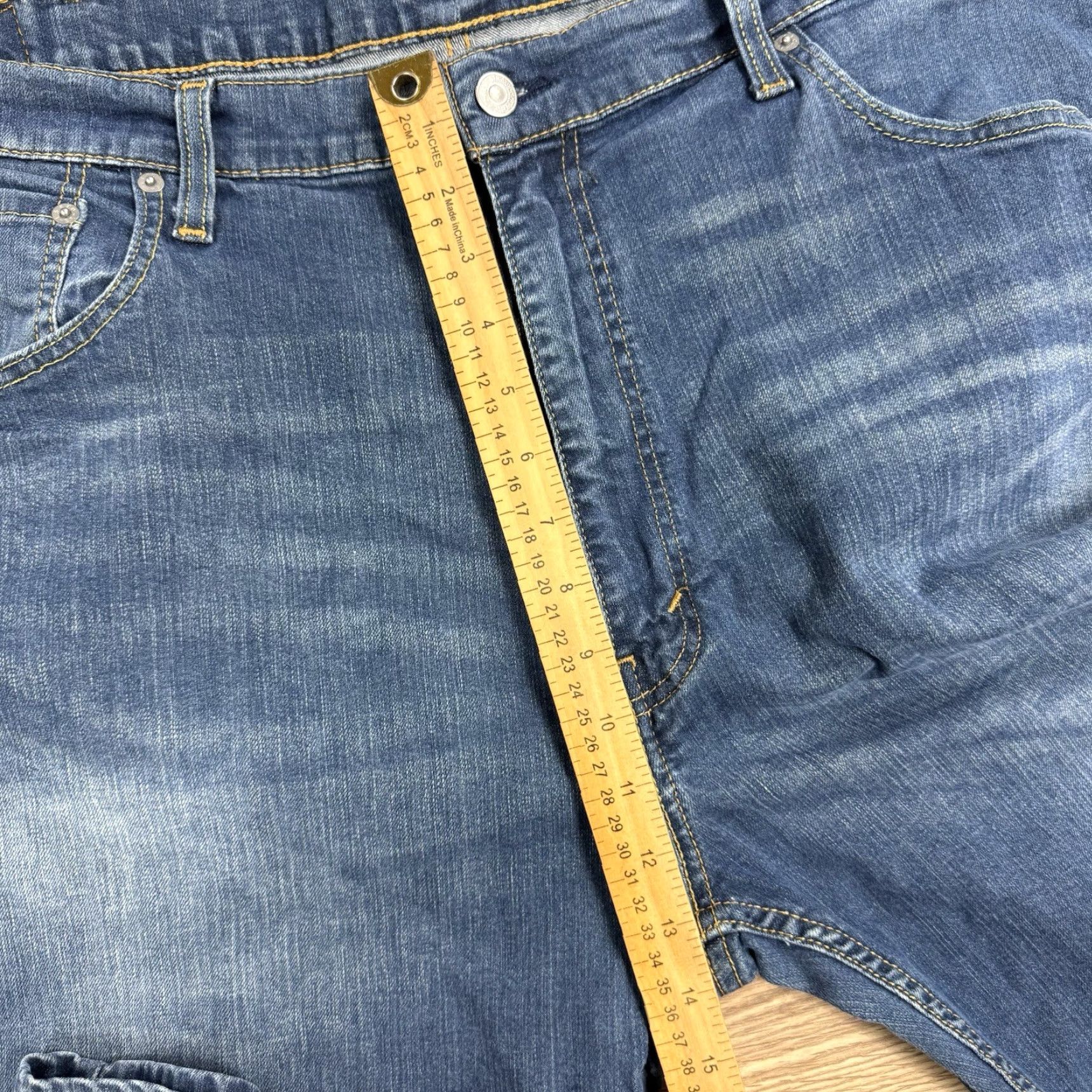 Levi's Levi's 559 Relaxed Straight Fit Stretch Blue Denim Jeans Mens Size 44 x 30 Size US 44 / EU 60 - 5 Thumbnail