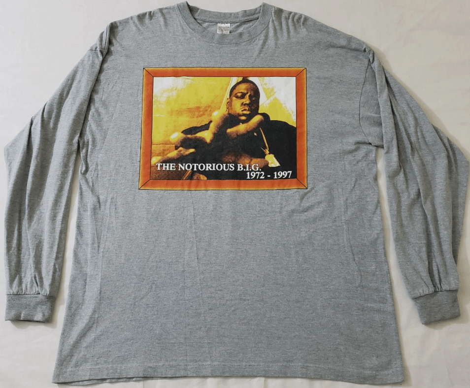 Vintage Vintage 90s Notorious BIG Bootleg Shirt 2XL Hip Hop Rap Tee Size US XXL / EU 58 / 5 - 1 Thumbnail