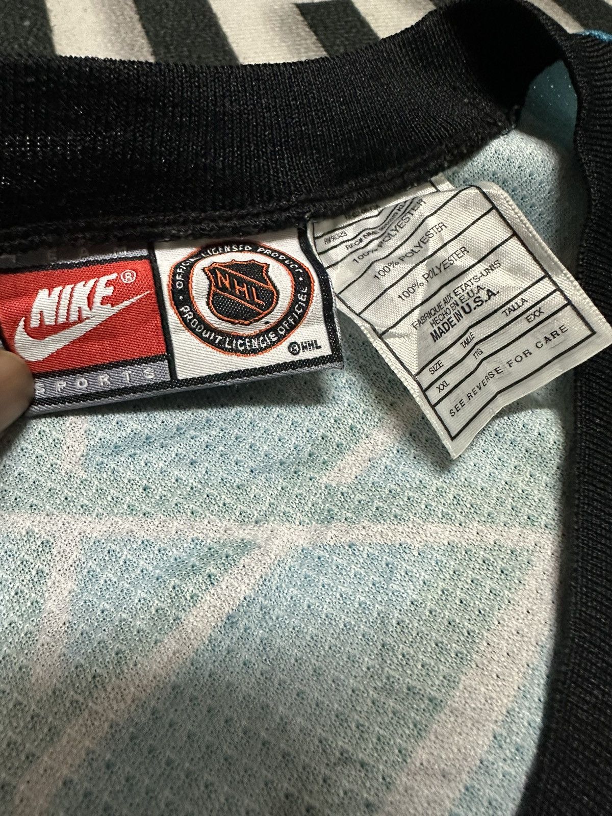 Nike nike San jose shark hockey ice jersey Size US XXL / EU 58 / 5 - 6 Thumbnail