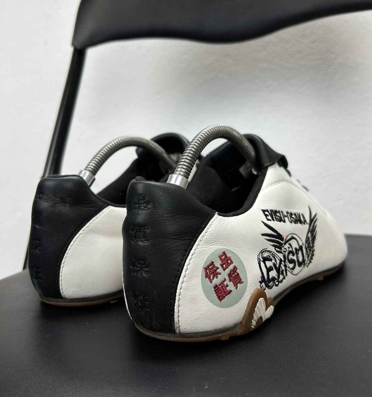 Evisu × Japanese Brand × Vintage Evisu vintage leather low top sneakers size 42 Size US 9 / EU 42 - 3 Thumbnail