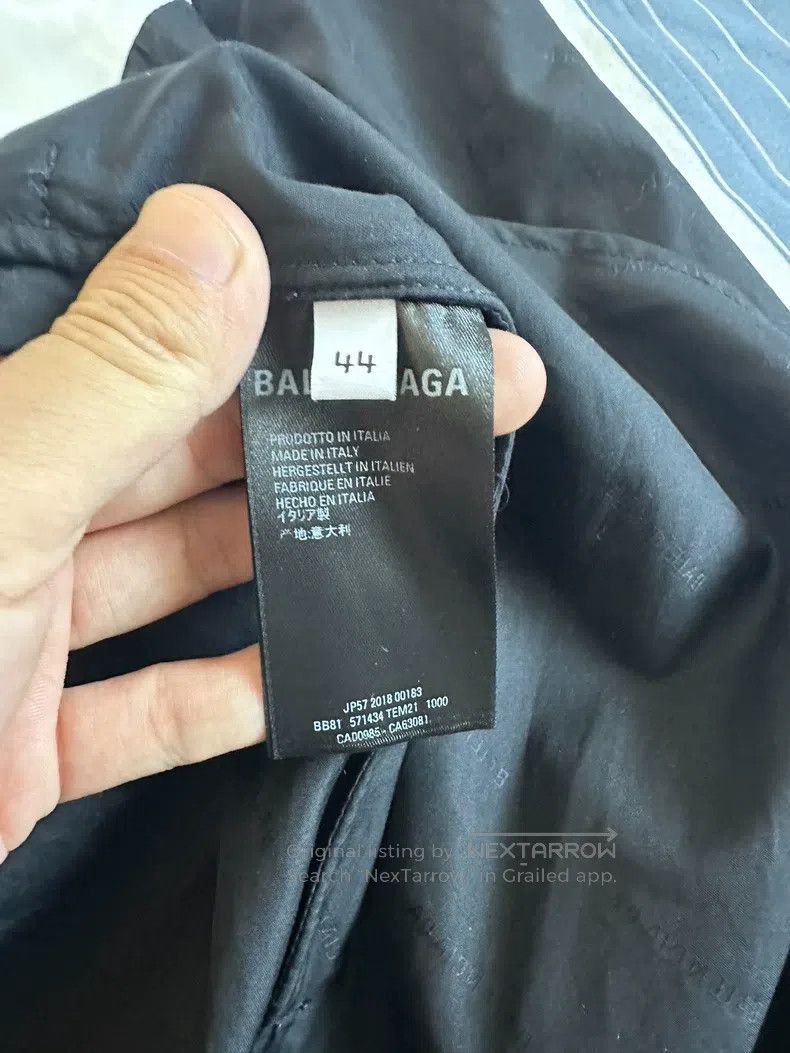 Balenciaga Balenciaga Black and White Barrage Patchwork Windbreaker S Size US S / EU 44-46 / 1 - 7 Thumbnail