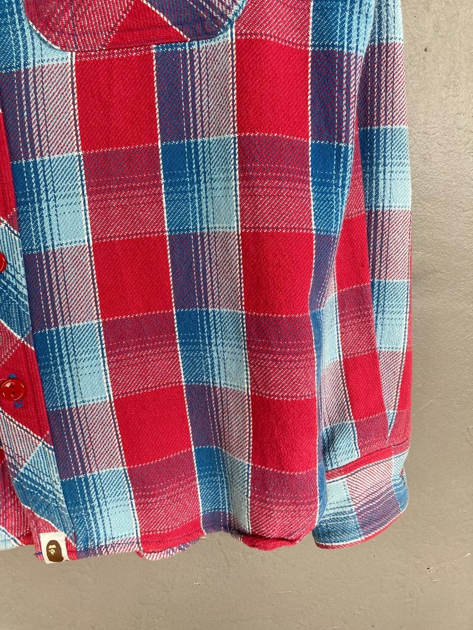 Bape Bape Flannel Check Hoodie Size US S / EU 44-46 / 1 - 6 Thumbnail