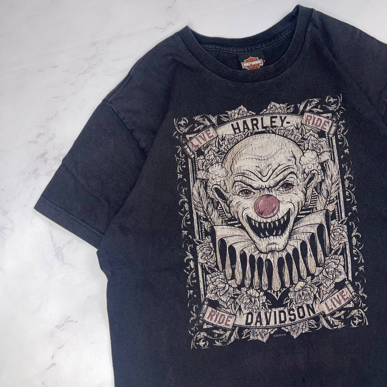Harley Davidson Harley Davidson Evil Clown hirt Size L Black Motorcycle Size US L / EU 52-54 / 3 - 2 Thumbnail