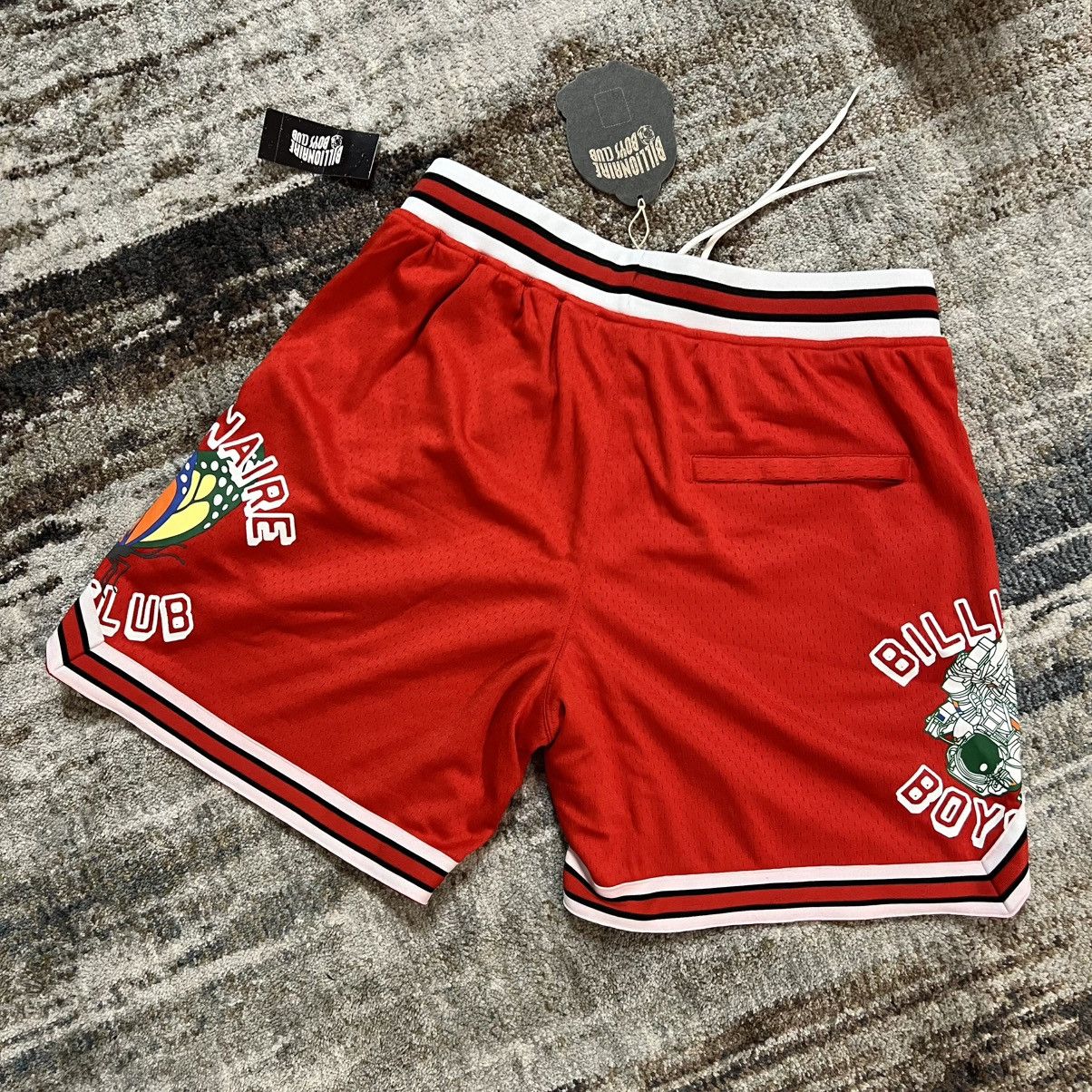 Billionaire Boys Club NEW Billionaire Boys Club Red Mesh Float Shorts Size US 38 / EU 54 - 3 Thumbnail