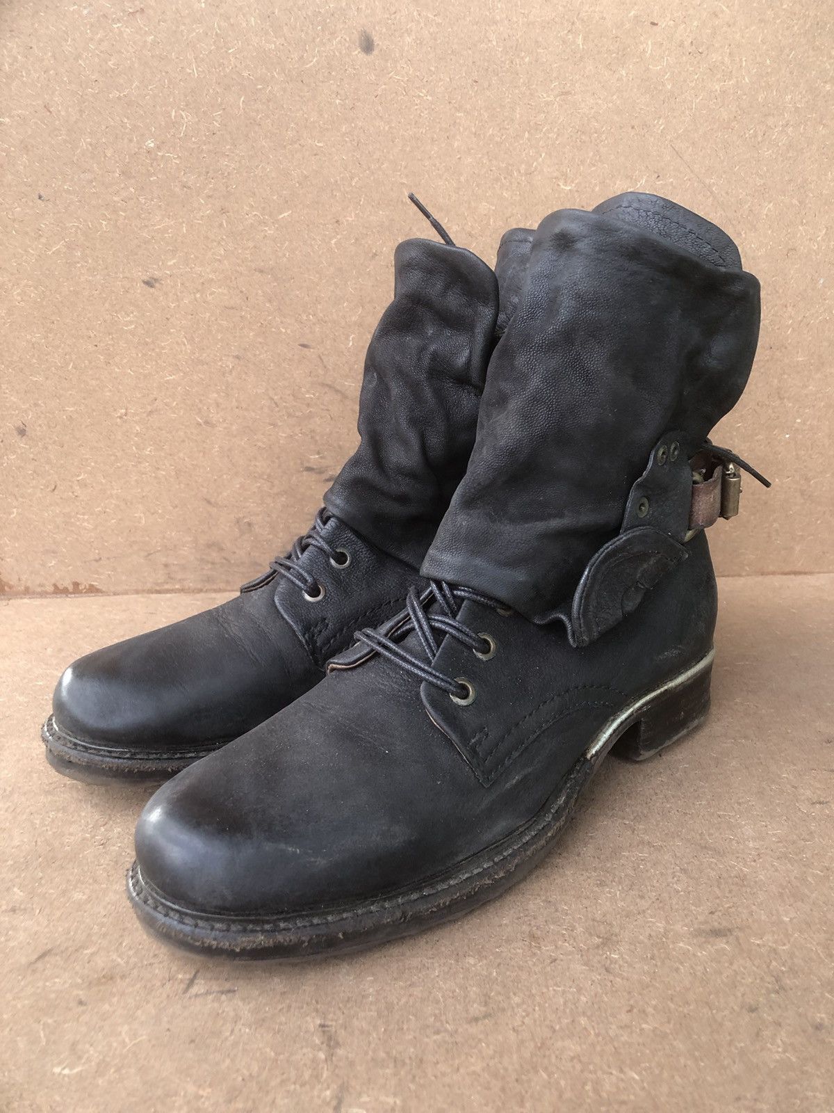 A.S.98 A.S 98 Black Calfskin Leather Women’s Boots Size 39 Size US 8.5 / IT 38.5 - 3 Thumbnail