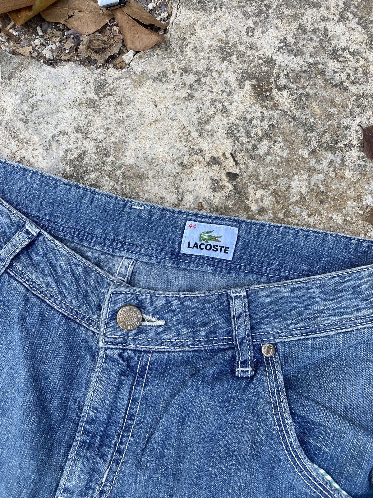 Lacoste Flared Jeans Lacoste Blue Denim Bootcut Style for Women Size 30" / US 8 / IT 44 - 4 Thumbnail