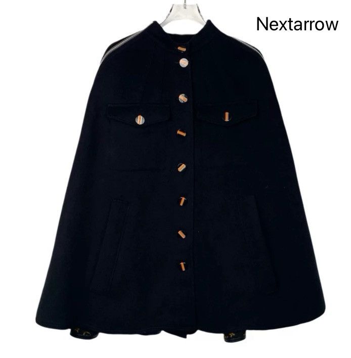 Louis Vuitton Louis Vuitton Lv black wool coat, cape jacket2412-Nextarrow Size US M / EU 48-50 / 2 - 1 Thumbnail