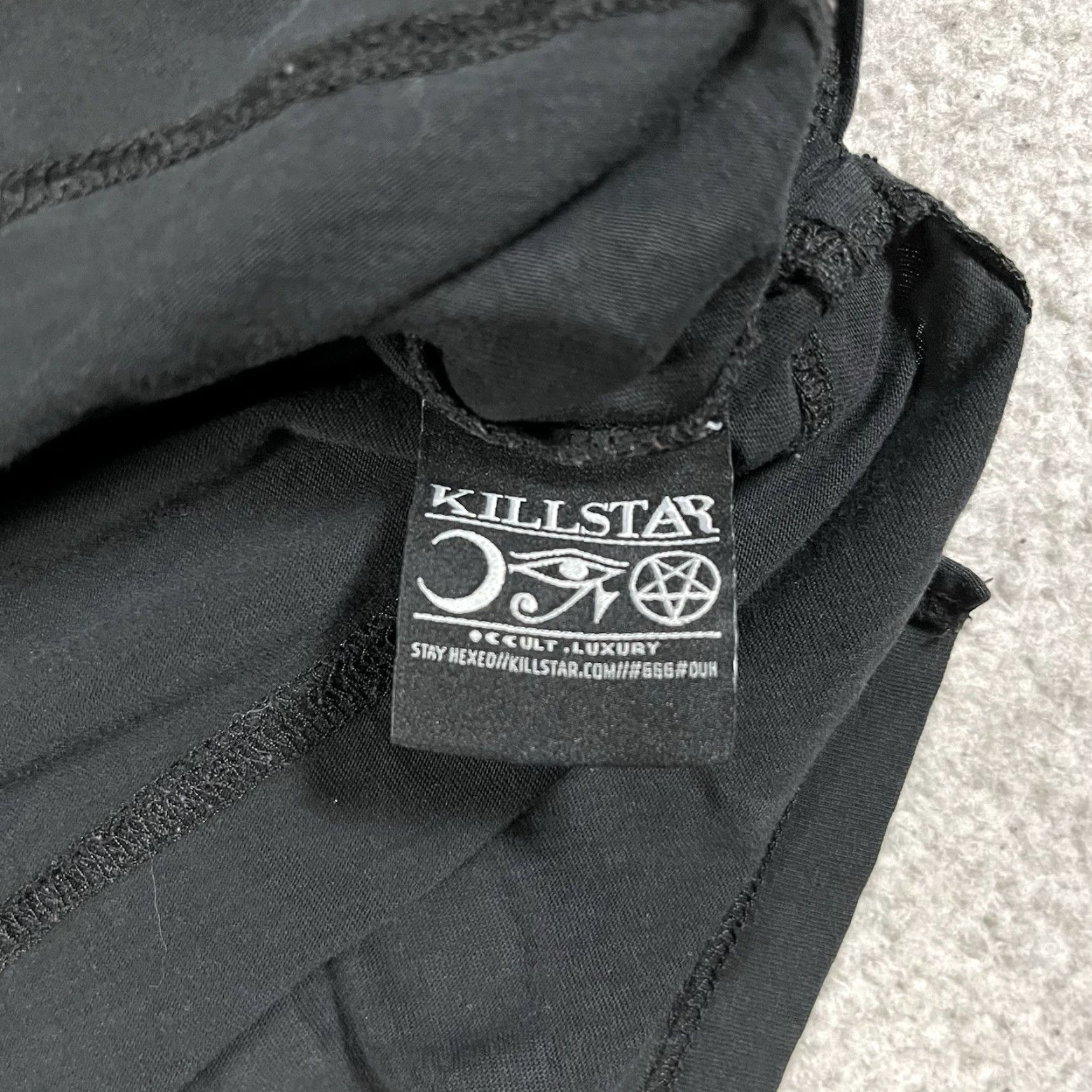 Killstar KILLSTAR Shirt Womens Small Black Graphic Short Sleeve Alt Goth Grunge Punk Size S / US 4 / IT 40 - 4 Thumbnail