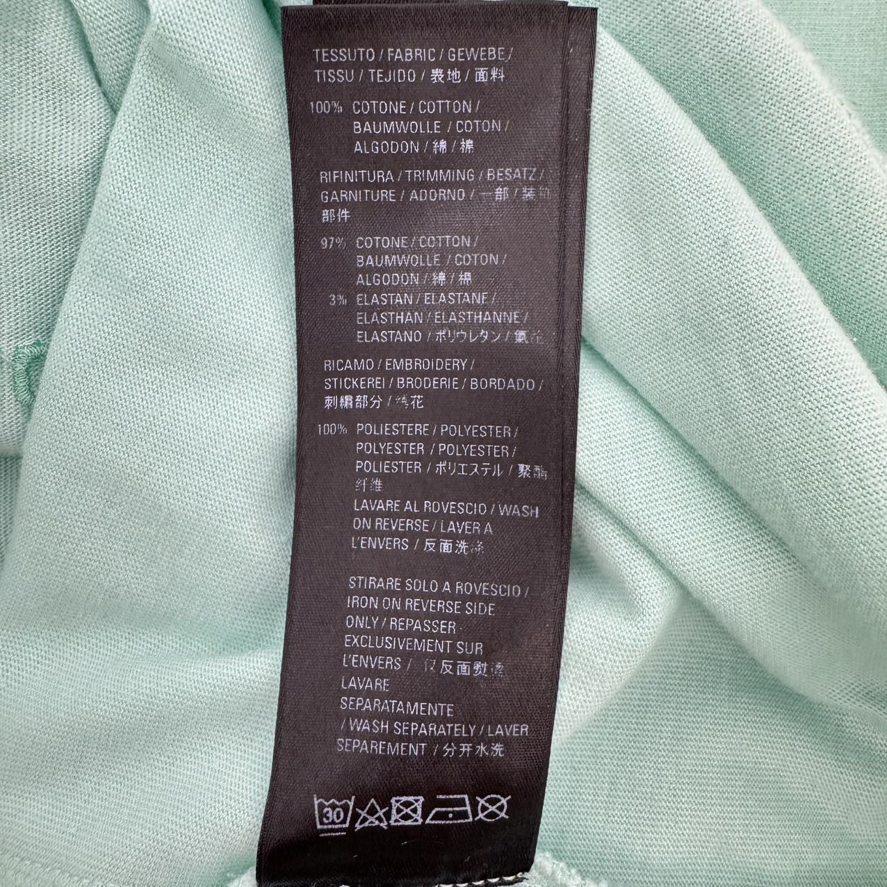 Balenciaga Balenciaga Logo Embroidered Short Sleeve T-shirt K26WX Size US XS / EU 42 / 0 - 8 Thumbnail