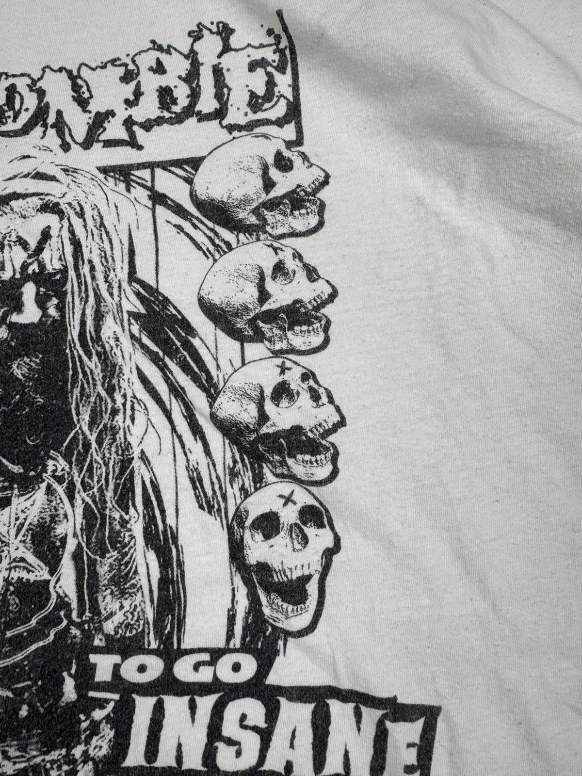 Band Tees × Vintage Vintage 00s Rob Zombie I was born to go insane graphic tee Size US XL / EU 56 / 4 - 7 Thumbnail